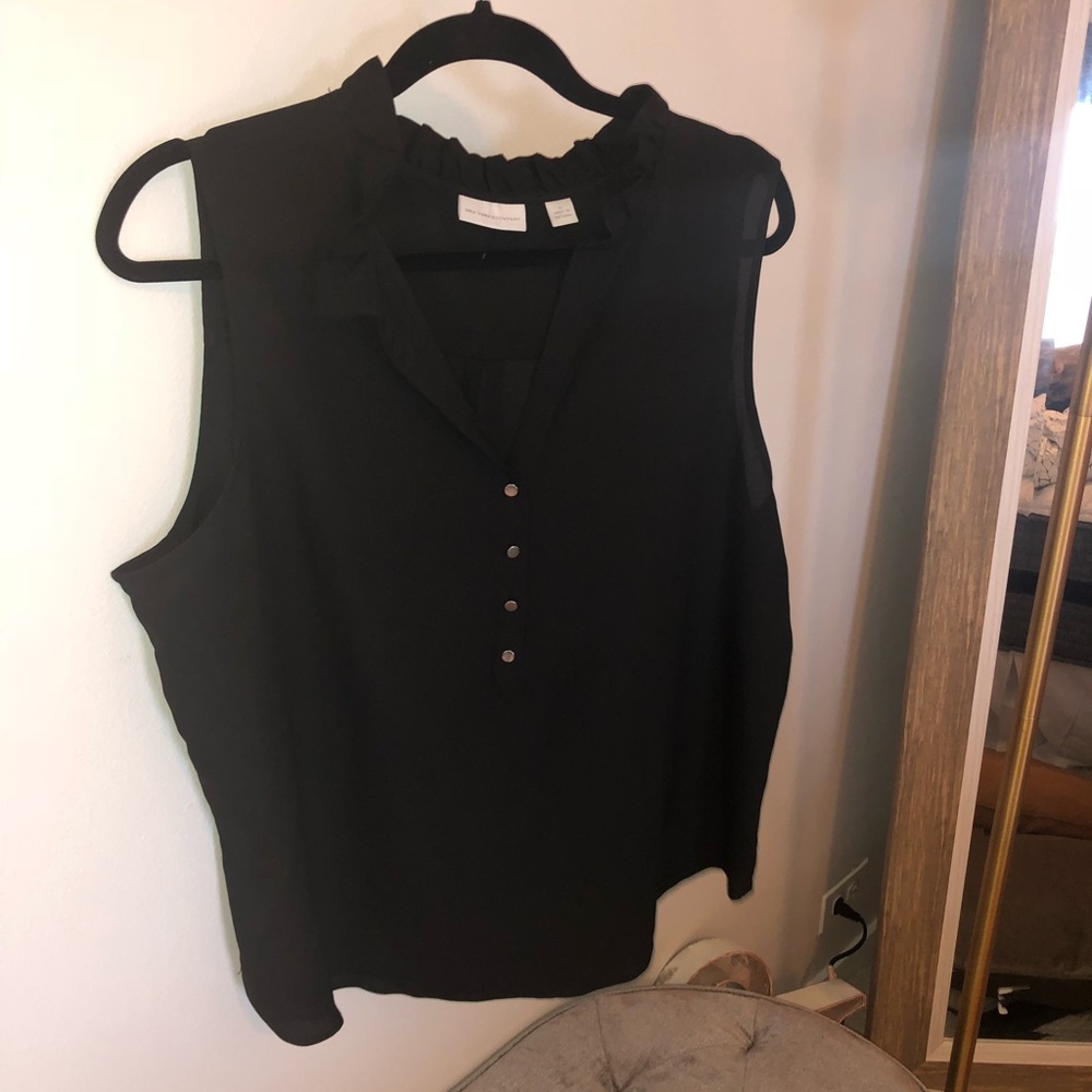 New York and Company sleeveless blouse